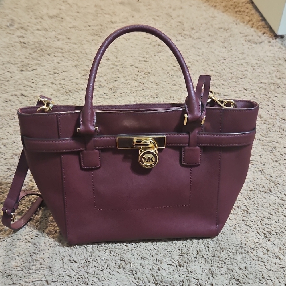 Michael Kors Deep Purple Satchel